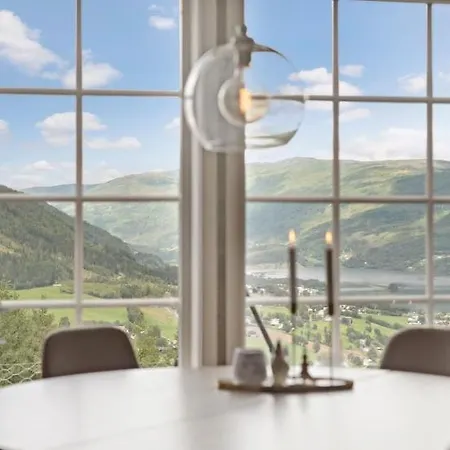 Panoramic Mountain & Views - Modern Large - Free Parking Voss